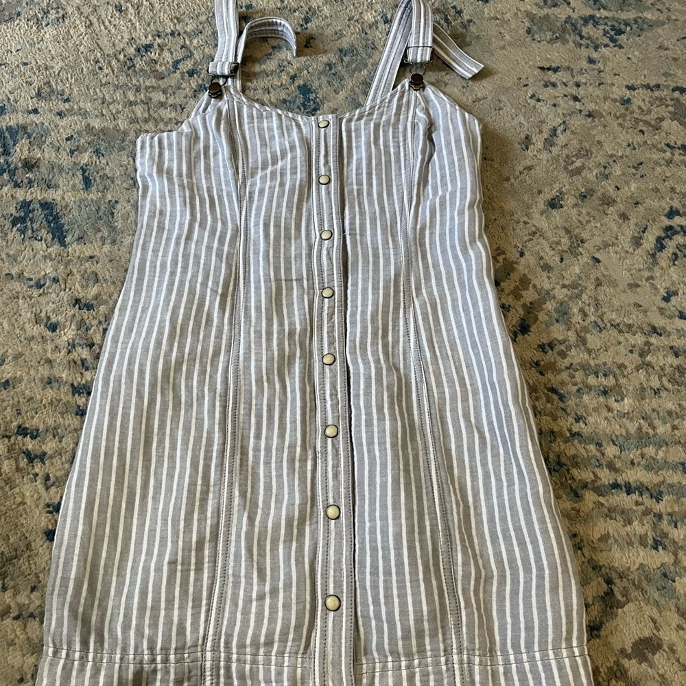 NWOT free people living color mini dress grey combo XS - Picture 2 of 5